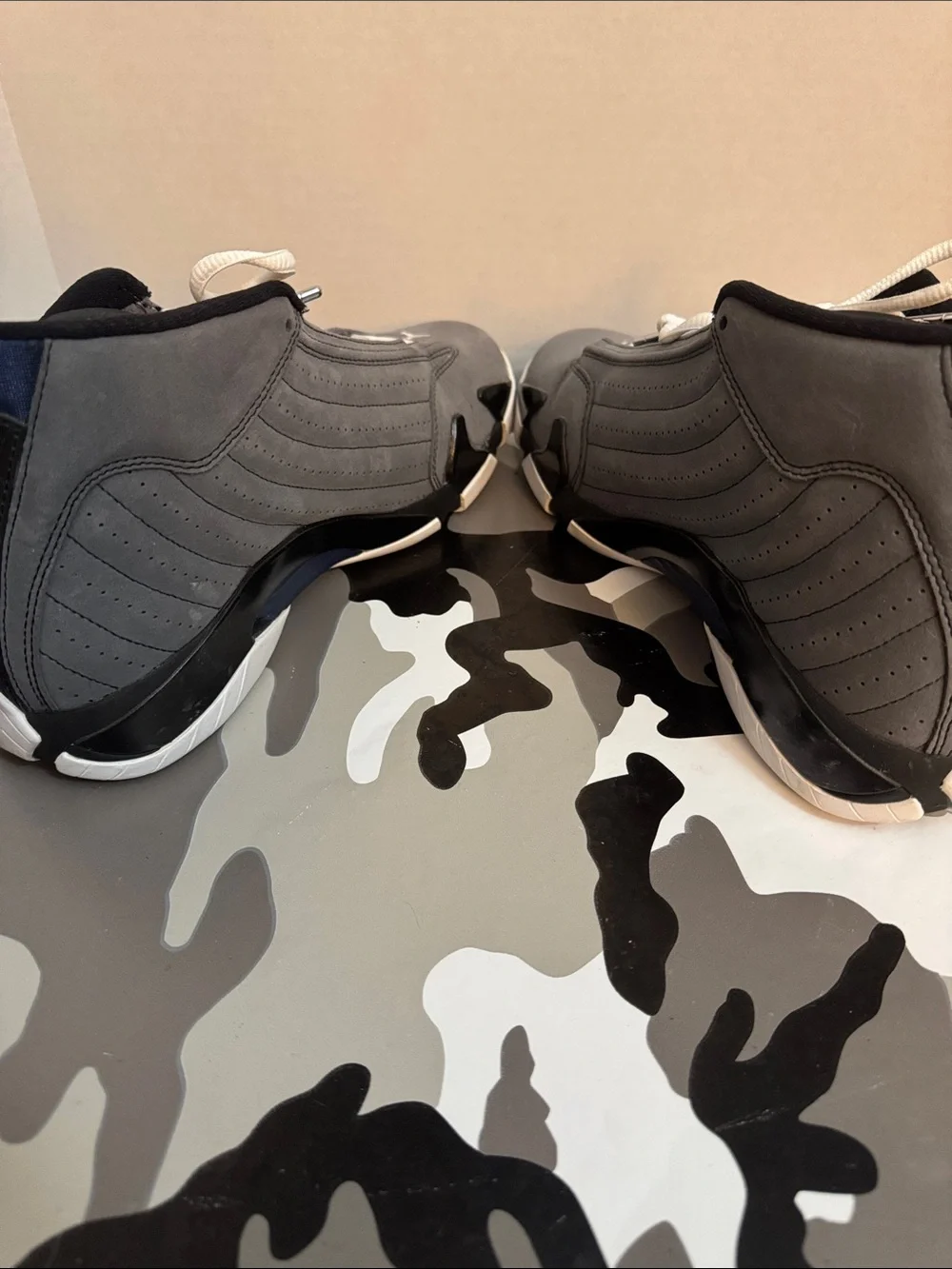 Jordan Men's Low-Top Sneakers in Grey, Black & White